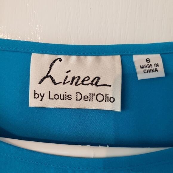 LINEA BY Louis‎ Dell'Olio tunic blouse size 6 - Picture 6 of 8